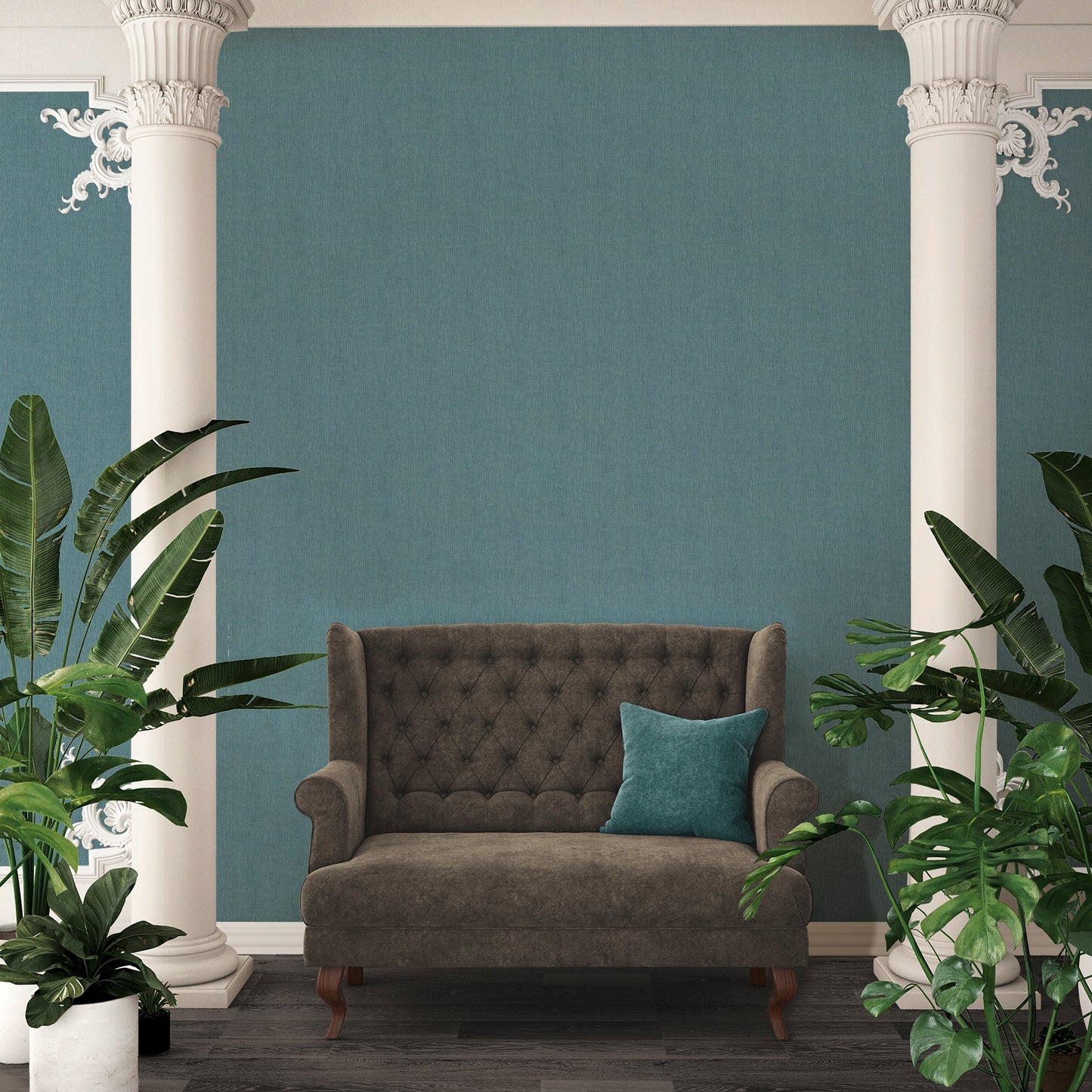 Architects Paper Absolutely Chic Design Vliestapete Blau 10,05 m x 0,53 m