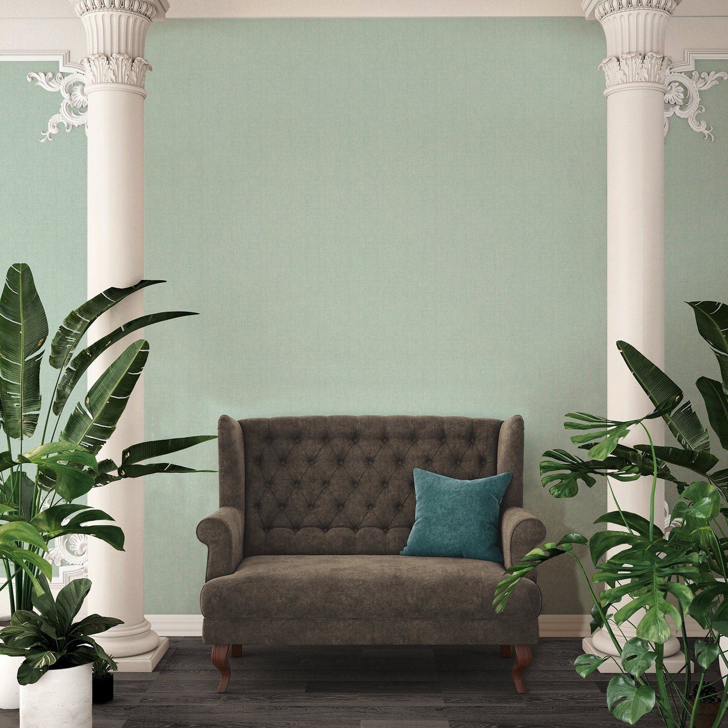 Architects Paper Absolutely Chic Design Vliestapete Blau 10,05 m x 0,53 m