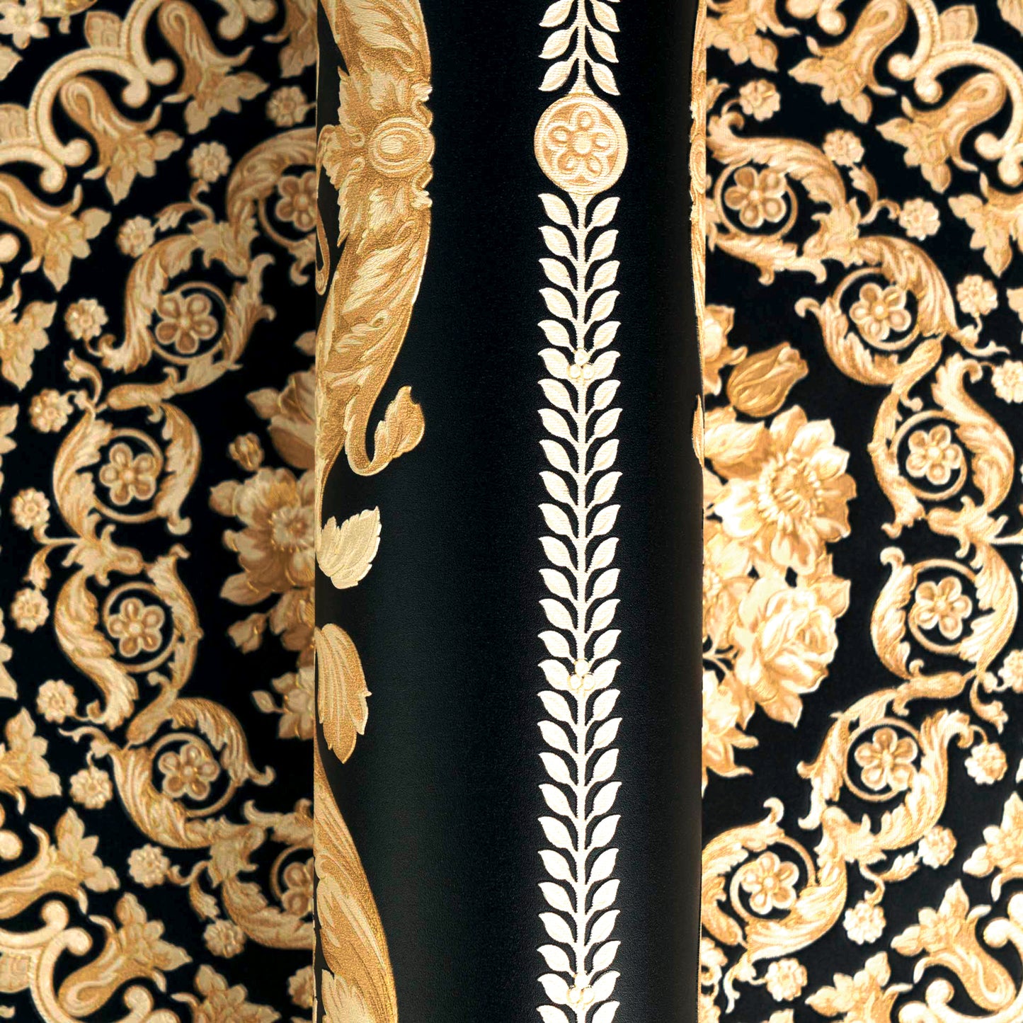 Versace Heritage Schwarz Creme - 10,05 m x 0,70 m