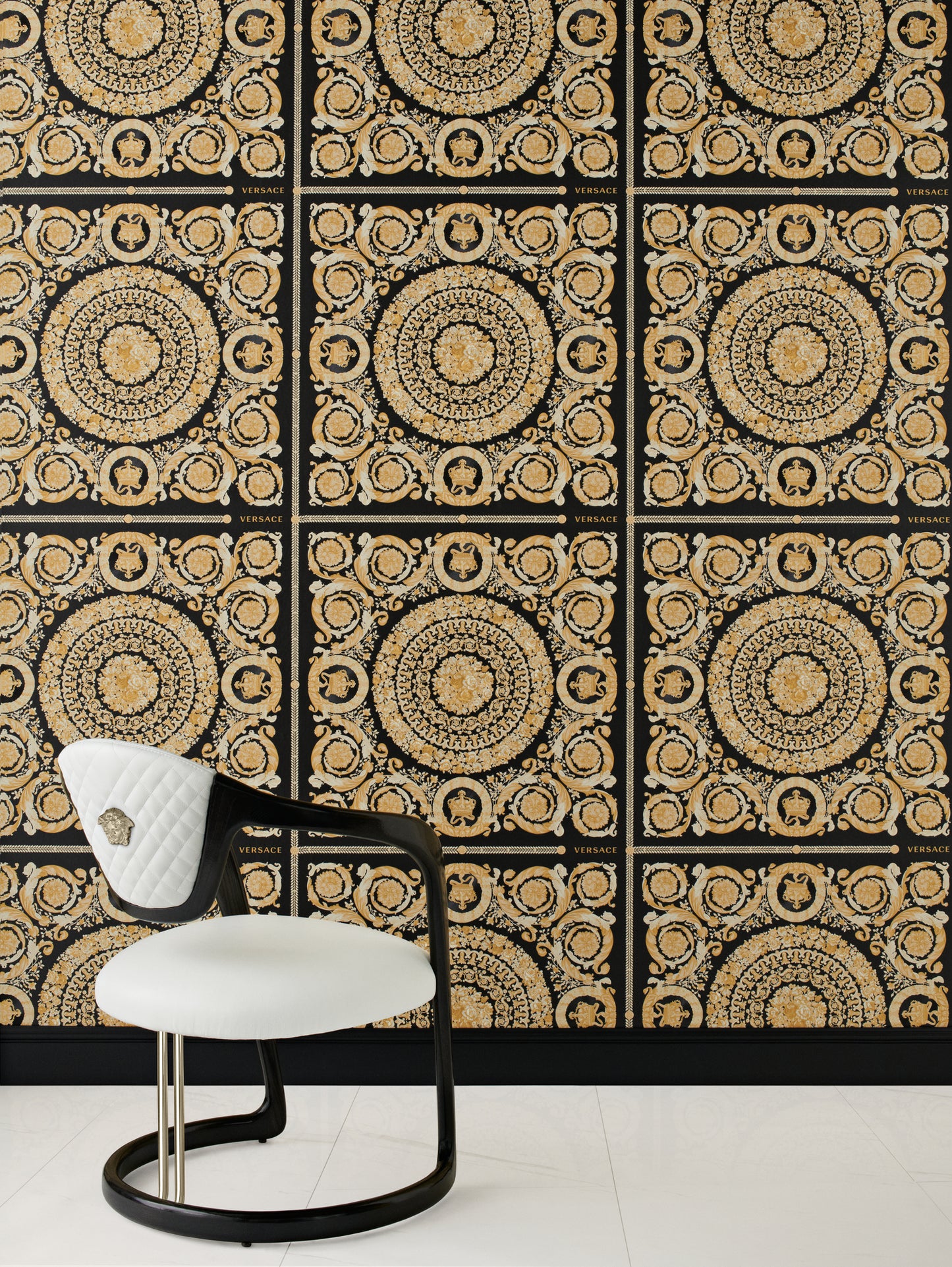 Versace Heritage Schwarz Creme - 10,05 m x 0,70 m