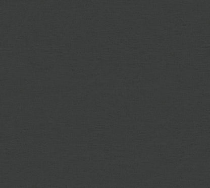 Mustertapete Leinen Schwarz Tief - 10,05 m x 0,53 m