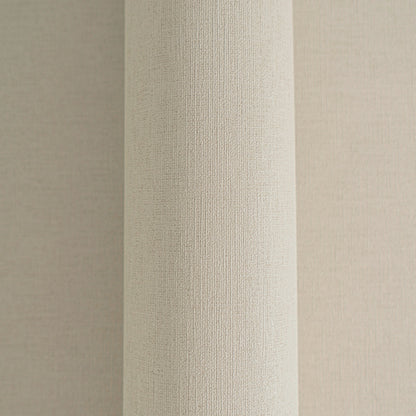 Mustertapete Leinen Graubeige Klassisch - 10,05 m x 0,53 m