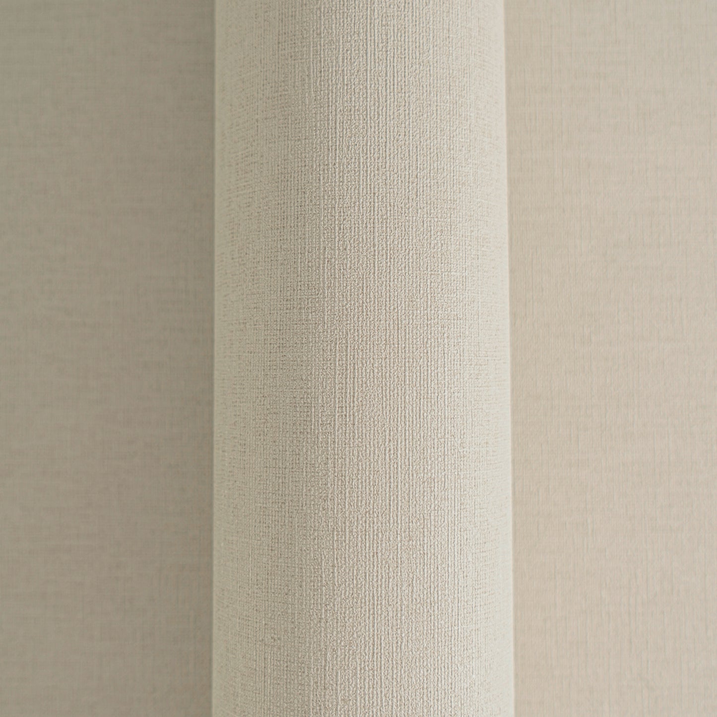 Mustertapete Leinen Graubeige Klassisch - 10,05 m x 0,53 m