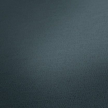 Mustertapete Leinen Petrolblau Tief - 10,05 m x 0,53 m