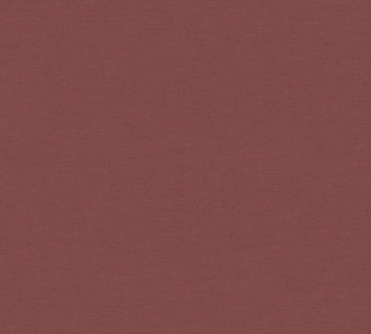 Mustertapete Leinen Burgunderrot Edel - 10,05 m x 0,53 m