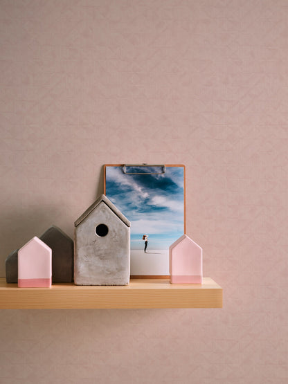 Exotic Life Geometrische Vliestapete Rosa 10,05 m x 0,53 m