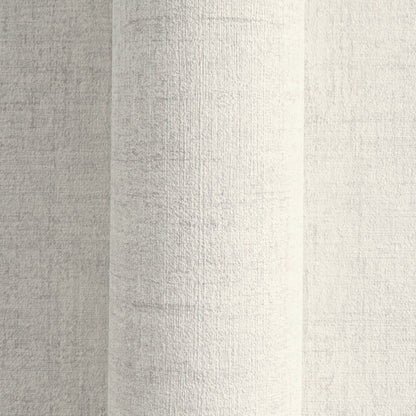 Mustertapete Vintage-Gewebe Lichtgrau - 10,05 m x 0,53 m