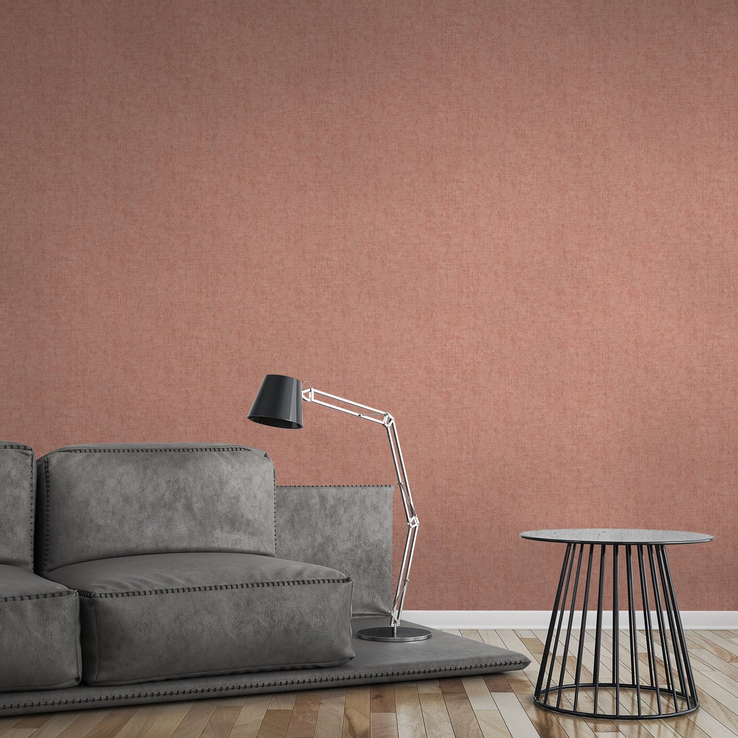 Greenery Vinyl-Vliestapete Rosa Rot 10,05 m x 0,53 m