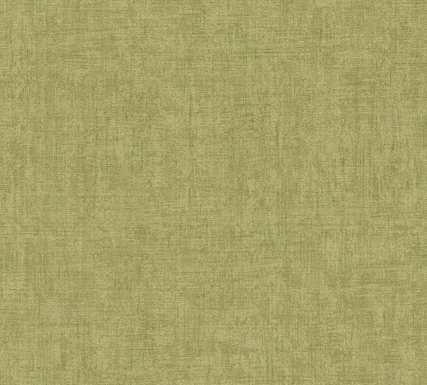 Mustertapete Vintage-Gewebe Olivgrün - 10,05 m x 0,53 m