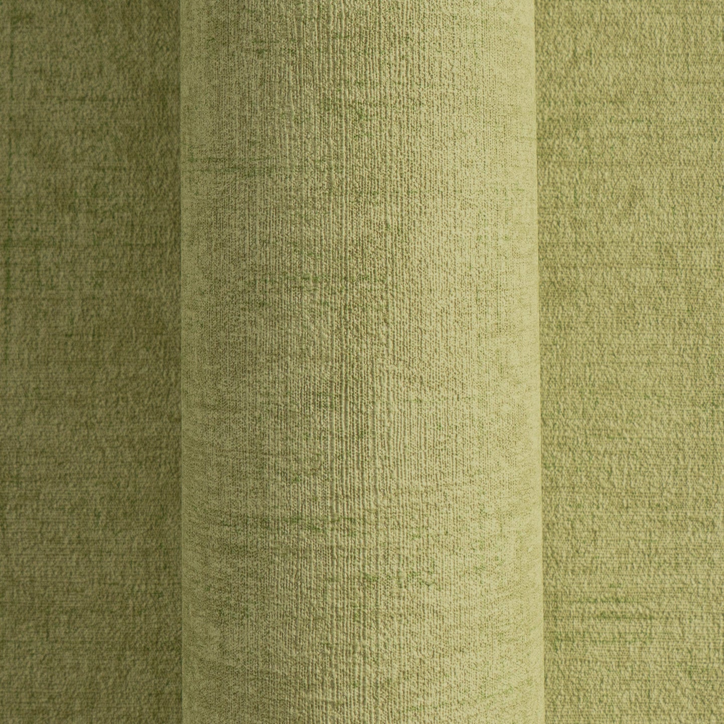Mustertapete Vintage-Gewebe Olivgrün - 10,05 m x 0,53 m