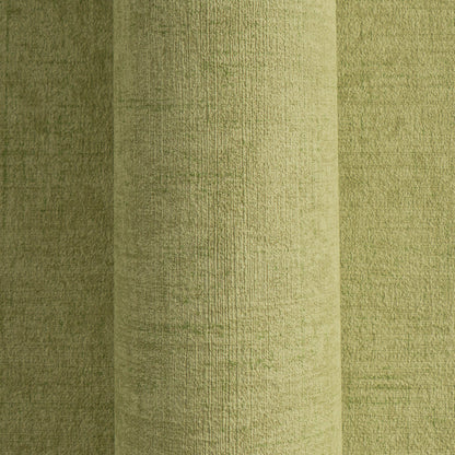 Mustertapete Vintage-Gewebe Olivgrün - 10,05 m x 0,53 m