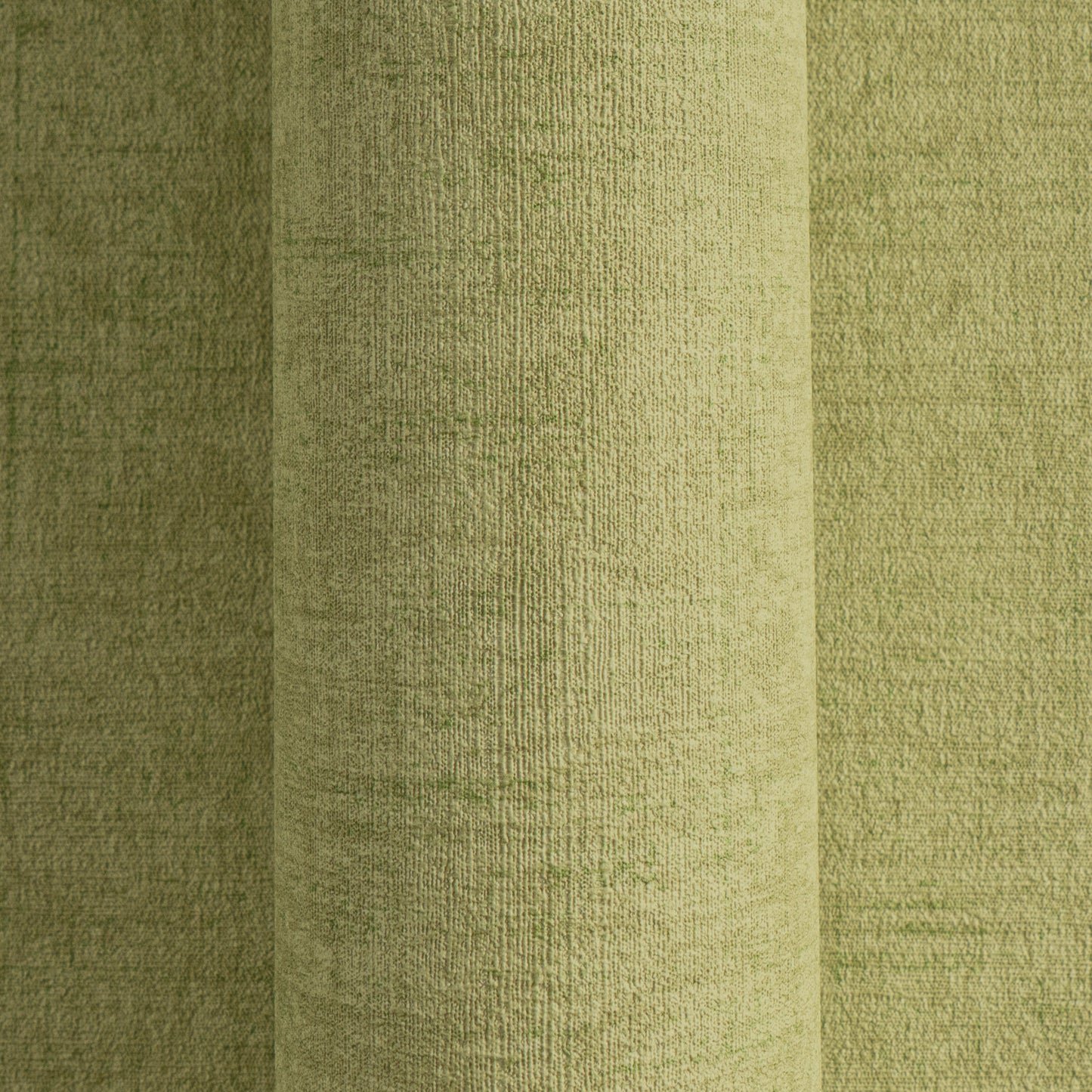 Mustertapete Vintage-Gewebe Olivgrün - 10,05 m x 0,53 m