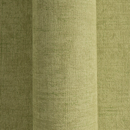 Mustertapete Vintage-Gewebe Olivgrün - 10,05 m x 0,53 m