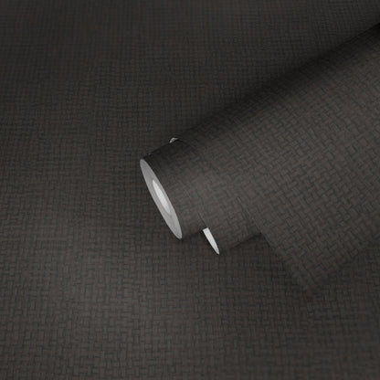Exotic Life Vinyl-Vliestapete Grau Schwarz 10,05 m x 0,53 m