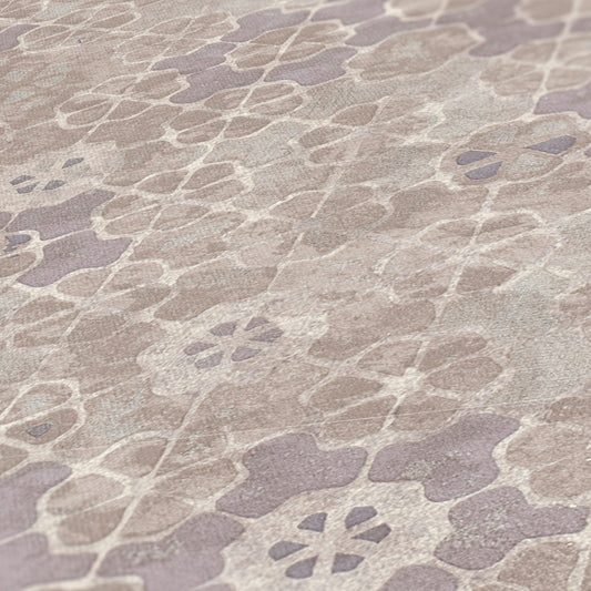 Livingwalls New Walls Finca Home Vinyl-Vliestapete Grau Weiß 10,05 m x 0,53 m