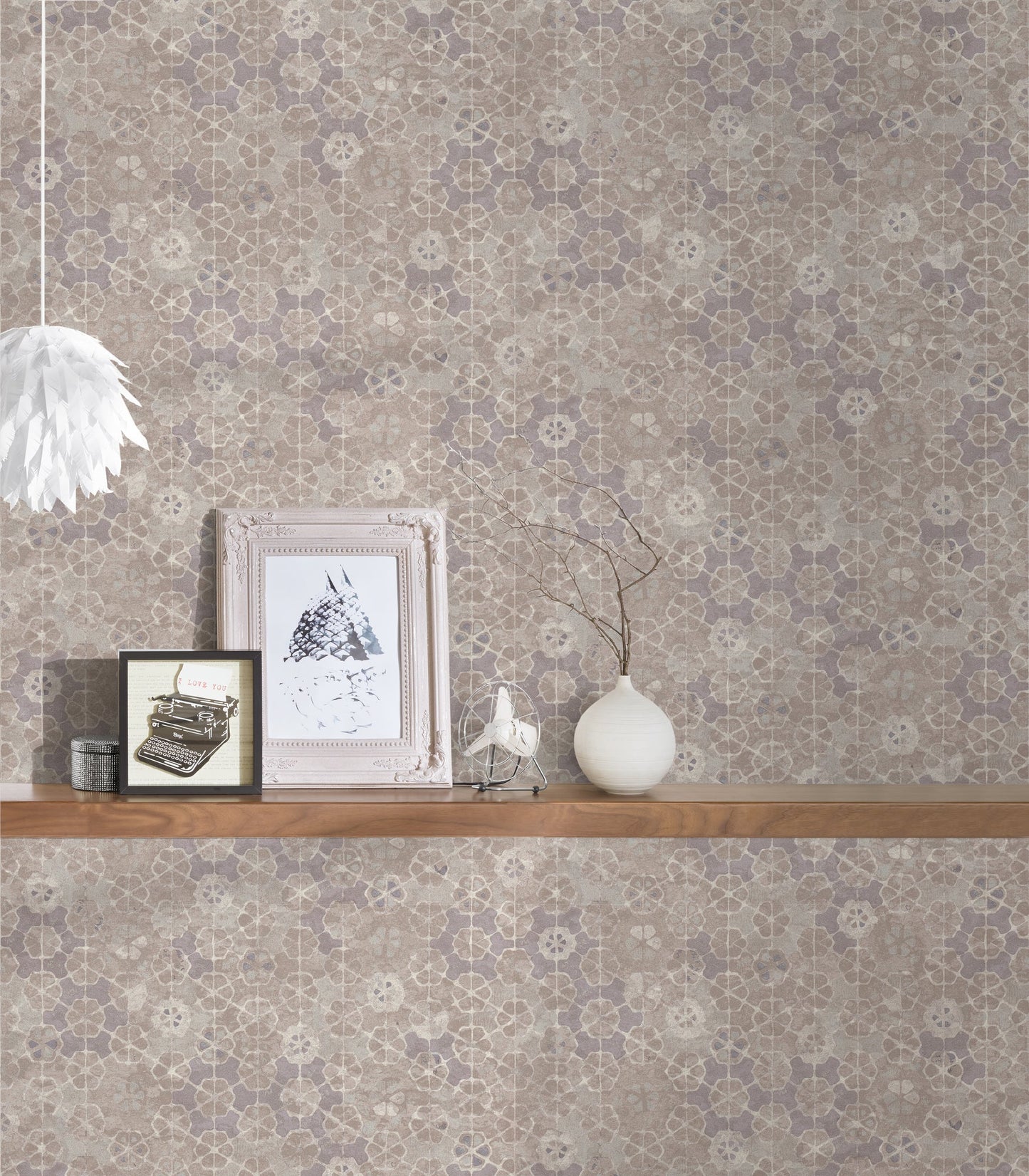 Livingwalls New Walls Finca Home Vinyl-Vliestapete Grau Weiß 10,05 m x 0,53 m