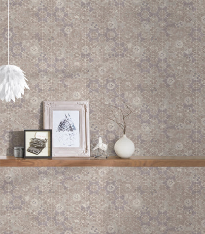 Livingwalls New Walls Finca Home Vinyl-Vliestapete Grau Weiß 10,05 m x 0,53 m