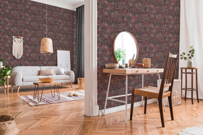 Livingwalls New Walls Finca Home Vinyl-Vliestapete Rot Braun 10,05 m x 0,53 m