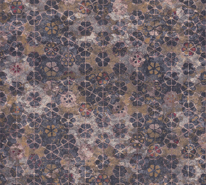 Livingwalls New Walls Finca Home Vinyl-Vliestapete Lila Braun 10,05 m x 0,53 m