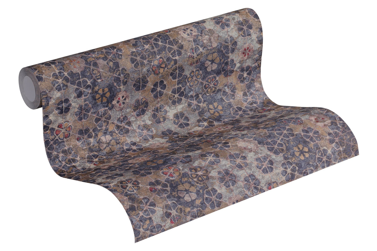 Livingwalls New Walls Finca Home Vinyl-Vliestapete Lila Braun 10,05 m x 0,53 m