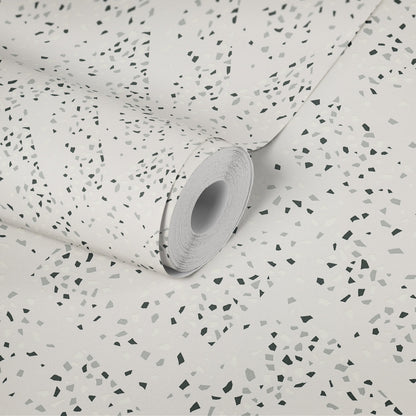 Livingwalls New Walls 50's Glam Vinyl-Vliestapete Weiß Schwarz Silber 10,05 m x 0,53 m