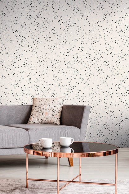 Livingwalls New Walls 50's Glam Vinyl-Vliestapete Weiß Schwarz Silber 10,05 m x 0,53 m