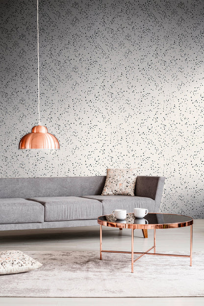 Livingwalls New Walls 50's Glam Vinyl-Vliestapete Weiß Schwarz Silber 10,05 m x 0,53 m