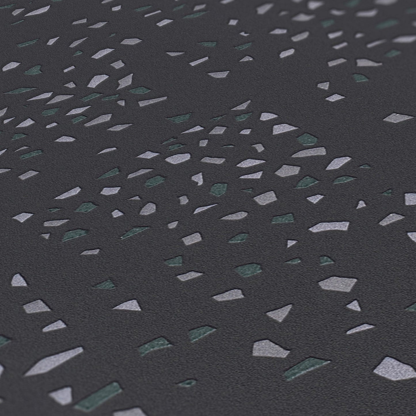 Livingwalls New Walls 50's Glam Vinyl-Vliestapete Schwarz Gold Grau 10,05 m x 0,53 m
