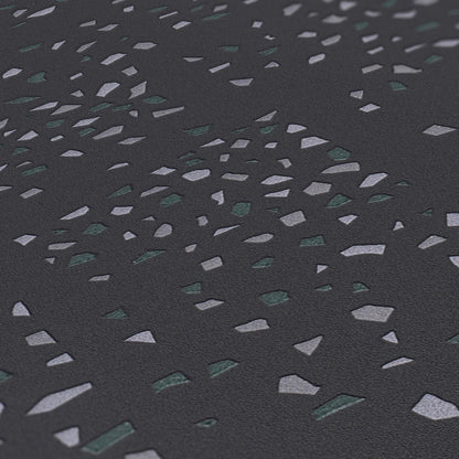 Livingwalls New Walls 50's Glam Vinyl-Vliestapete Schwarz Gold Grau 10,05 m x 0,53 m