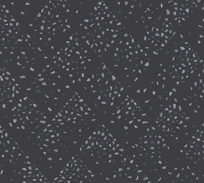 Livingwalls New Walls 50's Glam Vinyl-Vliestapete Schwarz Gold Grau 10,05 m x 0,53 m