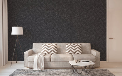 Livingwalls New Walls 50's Glam Vinyl-Vliestapete Schwarz Gold Grau 10,05 m x 0,53 m