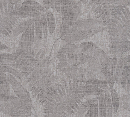 Livingwalls New Walls Cosy und Relax Palmen Vliestapete Braun Grau Beige 10,05 m x 0,53 m