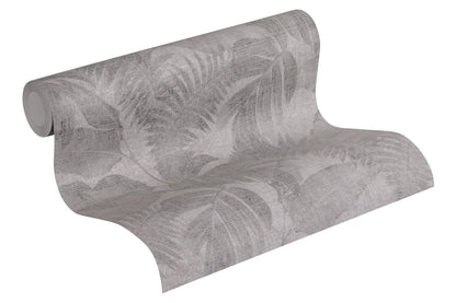 Livingwalls New Walls Cosy und Relax Palmen Vliestapete Braun Grau Beige 10,05 m x 0,53 m