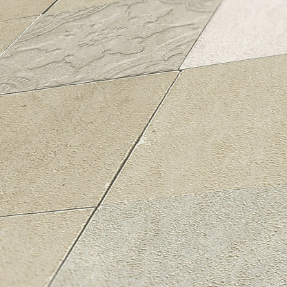 Livingwalls New Walls Finca Home Vinyl-Vliestapete Creme Grau 10,05 m x 0,53 m
