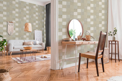 Livingwalls New Walls Finca Home Vinyl-Vliestapete Creme Grau 10,05 m x 0,53 m