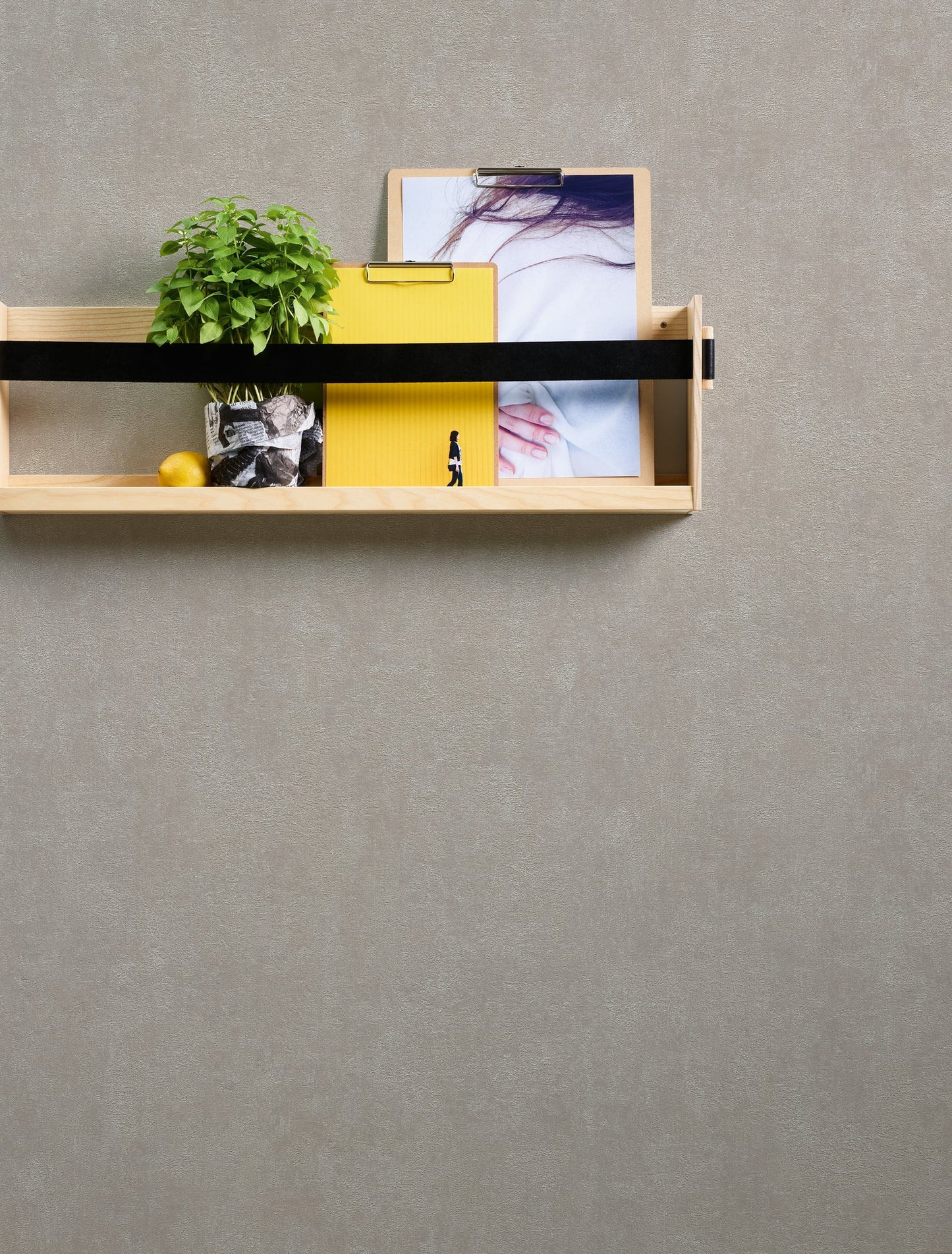 Elements Schaum-Vliestapete Braun 10,05 m x 0,53 m