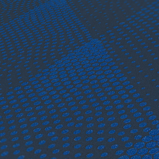 Livingwalls New Walls 50's Glam Vinyl-Vliestapete Blau Schwarz 10,05 m x 0,53 m