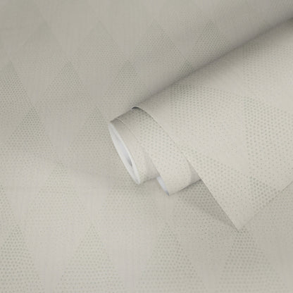 Livingwalls New Walls 50's Glam Vinyl-Vliestapete Weiß Silber Grau 10,05 m x 0,53 m
