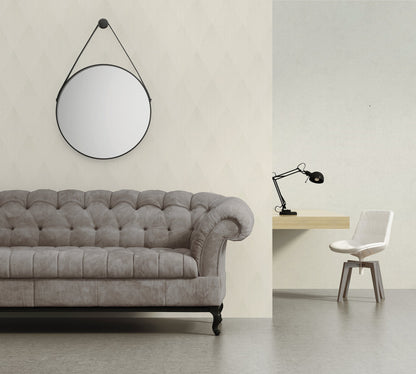 Livingwalls New Walls 50's Glam Vinyl-Vliestapete Weiß Silber Grau 10,05 m x 0,53 m
