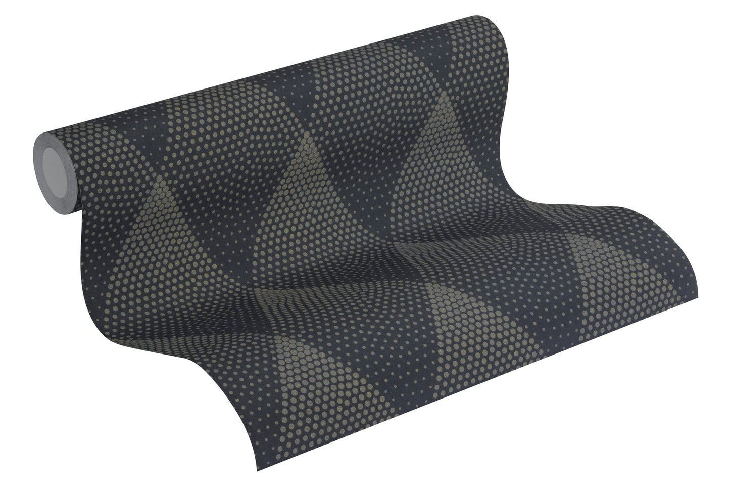 Livingwalls New Walls 50's Glam Vinyl-Vliestapete Schwarz Gold 10,05 m x 0,53 m
