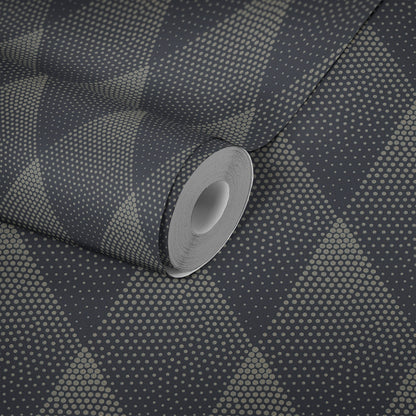 Livingwalls New Walls 50's Glam Vinyl-Vliestapete Schwarz Gold 10,05 m x 0,53 m