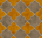 Livingwalls New Walls Finca Home Vinyl-Vliestapete Gelb Beige Creme 10,05 m x 0,53 m