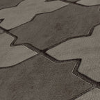 Livingwalls New Walls Finca Home Vinyl-Vliestapete Grau Schwarz 10,05 m x 0,53 m