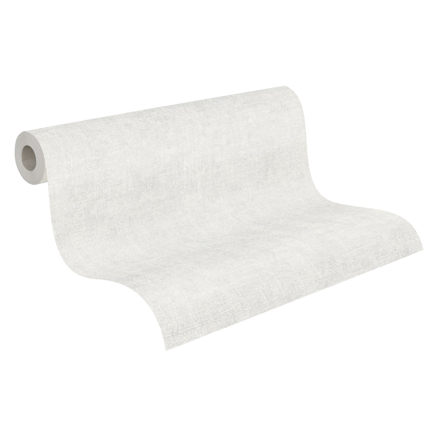 Mustertapete Vintage-Gewebe Weiß - 10,05 m x 0,53 m