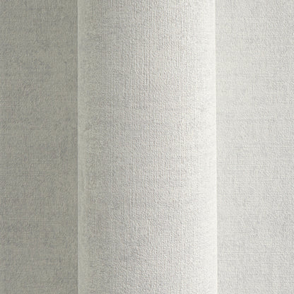 Mustertapete Vintage-Gewebe Weiß - 10,05 m x 0,53 m