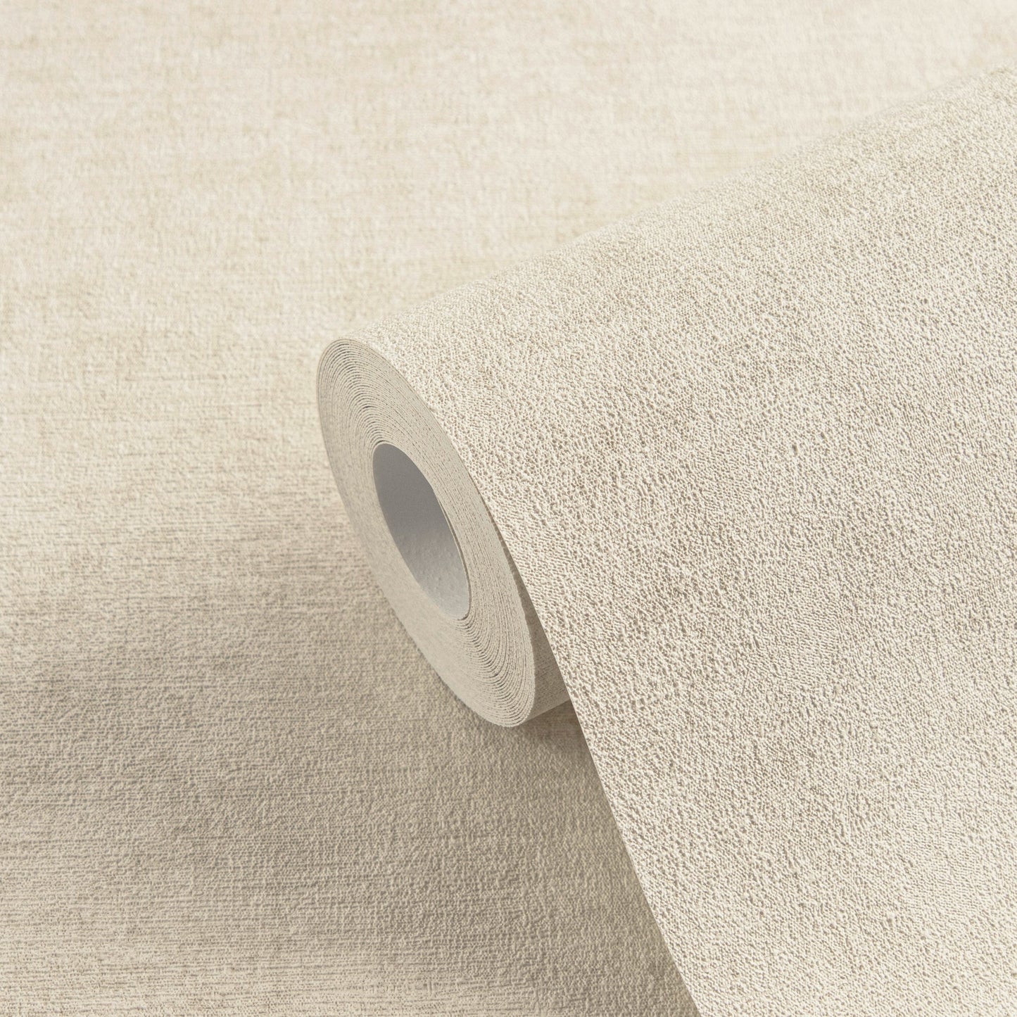 Mustertapete Vintage-Gewebe Greige - 10,05 m x 0,53 m