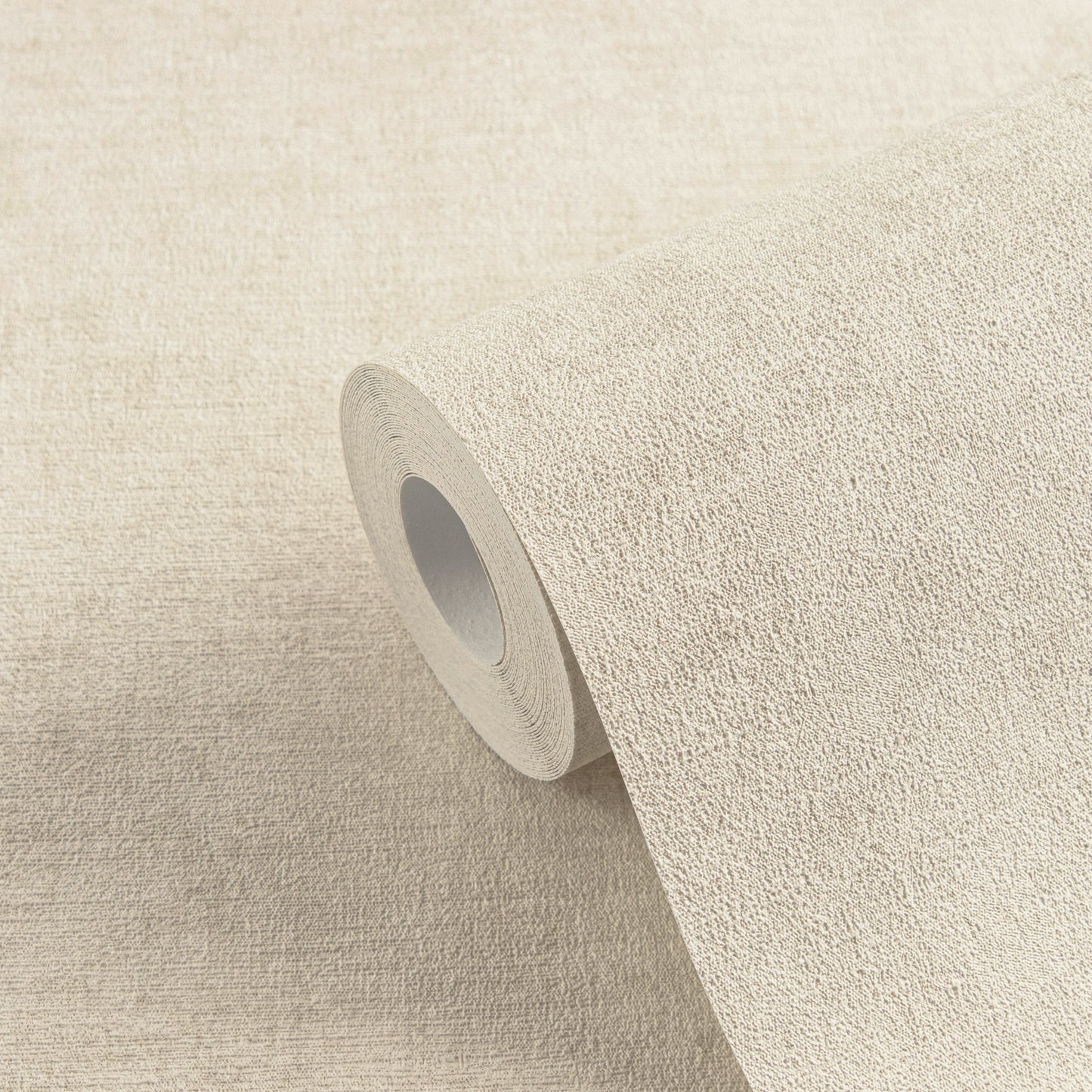 Mustertapete Vintage-Gewebe Greige - 10,05 m x 0,53 m