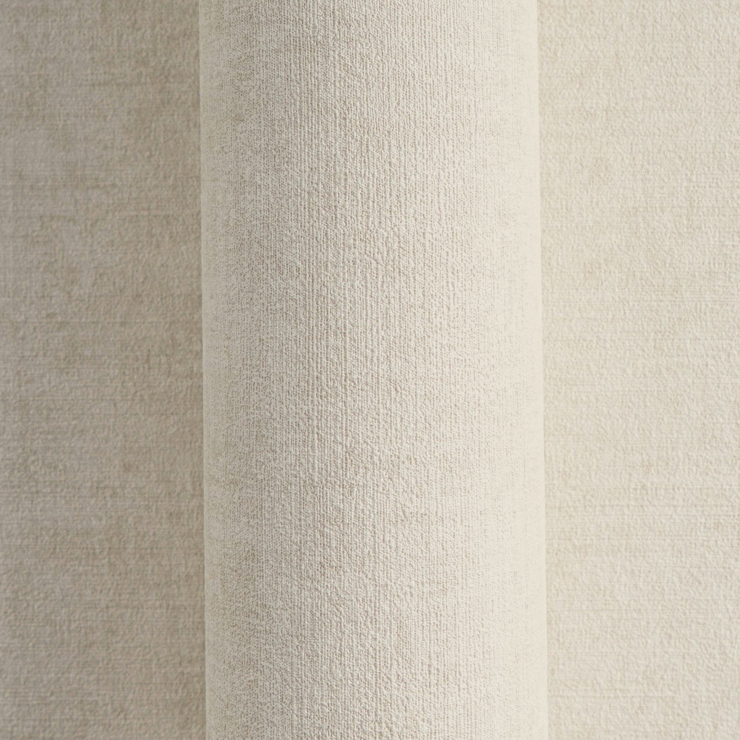 Mustertapete Vintage-Gewebe Greige - 10,05 m x 0,53 m