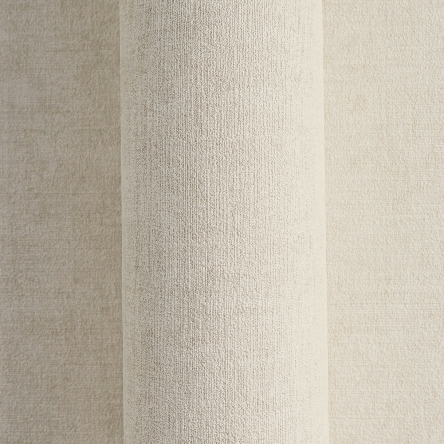 Mustertapete Vintage-Gewebe Greige - 10,05 m x 0,53 m
