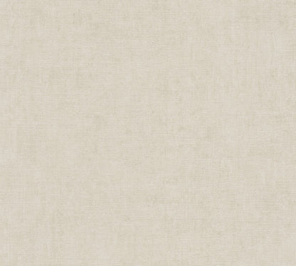 Mustertapete Vintage-Gewebe Greige - 10,05 m x 0,53 m